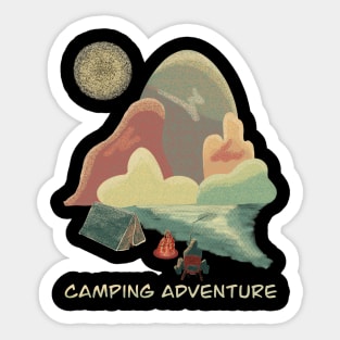 Camper Adventure Sticker